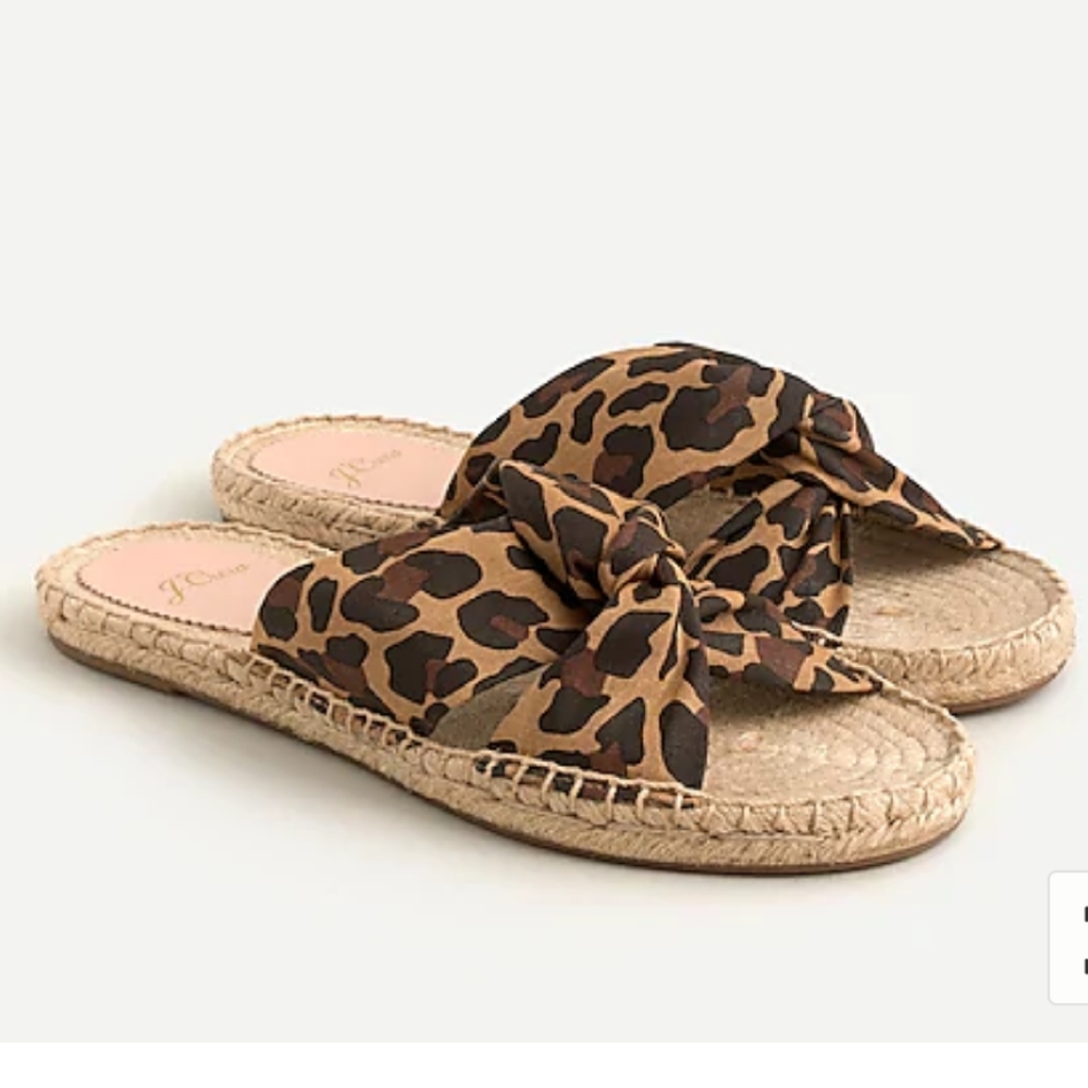 NIB J. Crew Twisted Knot Espadrille Flats